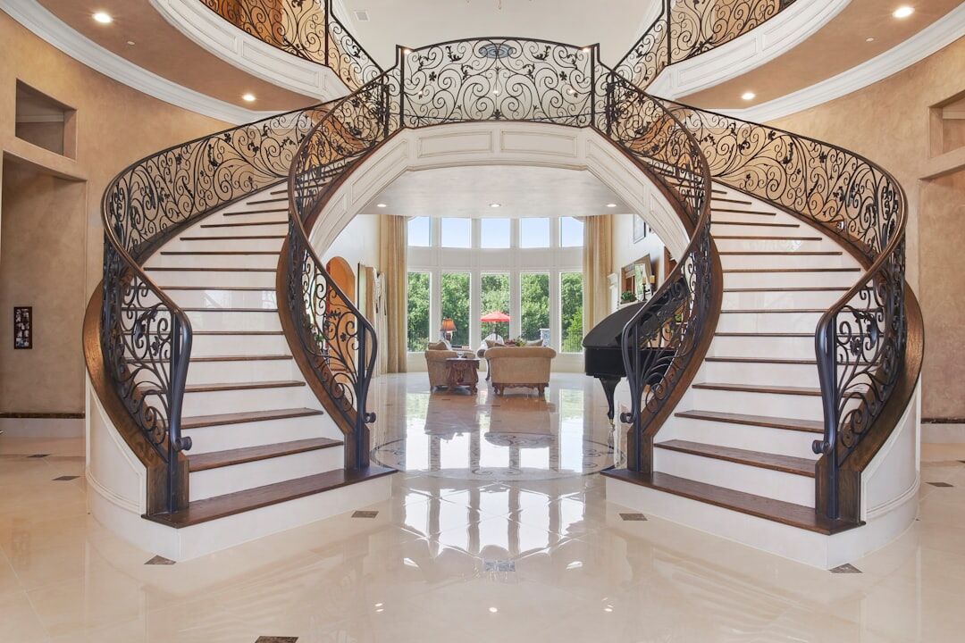 luxury celebrity mansion interior